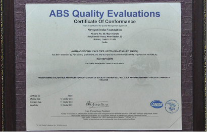 2011 — ISO certification